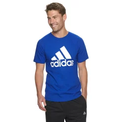 Men's adidas Classic Badge of Sport Tee -Clearance Sales Store 2592871 Collegiate Royal White