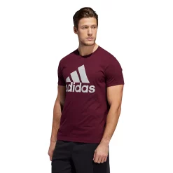 Men's adidas Classic Badge of Sport Tee -Clearance Sales Store 2592871 Maroon