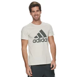 Men's adidas Classic Badge of Sport Tee -Clearance Sales Store 2592871 Raw White