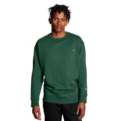 Men's Champion® Fleece Powerblend Sweatshirt -Clearance Sales Store 2874625 Dark Green
