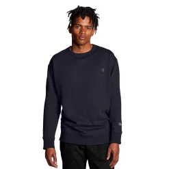 Men's Champion® Fleece Powerblend Sweatshirt -Clearance Sales Store 2874625 Navy Heather