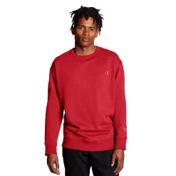 Men's Champion® Fleece Powerblend Sweatshirt -Clearance Sales Store 2874625 Team Red Scarlet