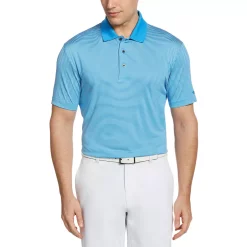 Big & Tall Grand Slam Off Course Regular-Fit Striped Performance Golf Polo -Clearance Sales Store 3114981 French Blue
