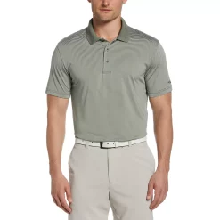 Big & Tall Grand Slam Off Course Regular-Fit Striped Performance Golf Polo -Clearance Sales Store 3114981 Green Ash