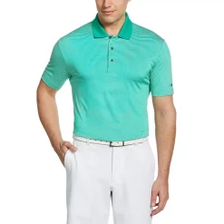 Big & Tall Grand Slam Off Course Regular-Fit Striped Performance Golf Polo -Clearance Sales Store 3114981 Simply Green
