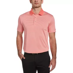 Big & Tall Grand Slam Off Course Regular-Fit Striped Performance Golf Polo
