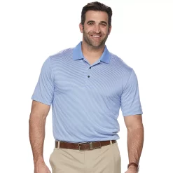 Big & Tall Grand Slam Off Course Regular-Fit Striped Performance Golf Polo -Clearance Sales Store 3114981 Wedgewood