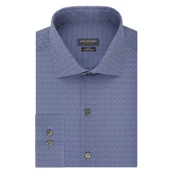 Men's Van Heusen Slim-Fit Traveler Hidden Button-Down Collar Dress Shirt -Clearance Sales Store 3117049 Wedgewood