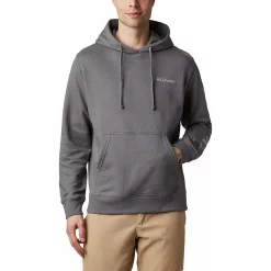 Men's Columbia Viewmont II Logo Graphic Hoodie -Clearance Sales Store 3227611 City Gray Heather