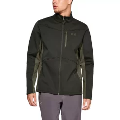 Men's Under Armour ColdGear® Infrared Shield Softshell Jacket -Clearance Sales Store 3231164 Artillery Green