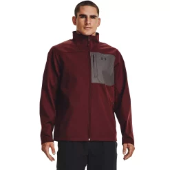 Men's Under Armour ColdGear® Infrared Shield Softshell Jacket -Clearance Sales Store 3231164 Chestnut Red
