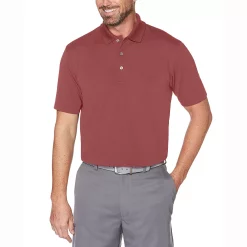 Big & Tall Grand Slam Off Course DriFlow Textured Golf Polo -Clearance Sales Store 3264851 Fig