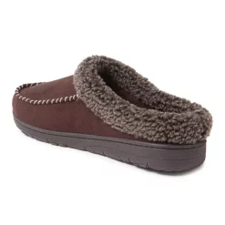 Men's Dearfoams Brendan Microfiber Suede Clog with Whipstitch Slipper -Clearance Sales Store 3301860 ALT