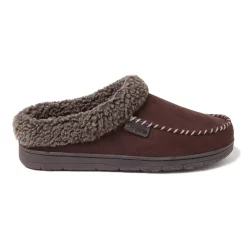 Men's Dearfoams Brendan Microfiber Suede Clog with Whipstitch Slipper -Clearance Sales Store 3301860 ALT2