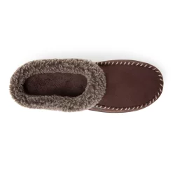 Men's Dearfoams Brendan Microfiber Suede Clog with Whipstitch Slipper -Clearance Sales Store 3301860 ALT4