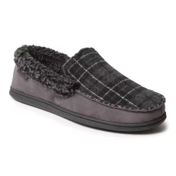 Men's Dearfoams Eli Microsuede Moccasin Slippers -Clearance Sales Store 3427390 Gray