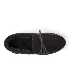 Men's Dearfoams Toby Microsuede Moccasin Slippers with Whipstitch -Clearance Sales Store 3427492 ALT4