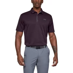 Men's Under Armour Tech Polo -Clearance Sales Store 3449868 Kinetic Purple