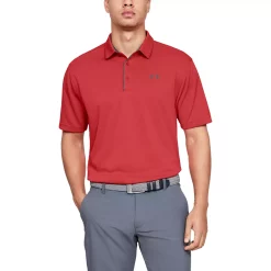 Men's Under Armour Tech Polo -Clearance Sales Store 3449868 Martian Red