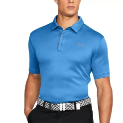 Men's Under Armour Tech Polo -Clearance Sales Store 3449868 Mediterranean Rhino