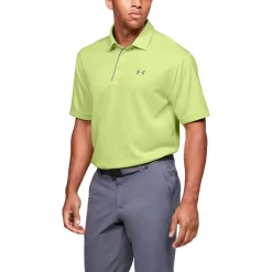 Men's Under Armour Tech Polo -Clearance Sales Store 3449868 Neo Yellow