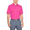 Men's Under Armour Tech Polo 1 Men's Under Armour Tech Polo -Clearance Sales Store 3449868 Pink Surge