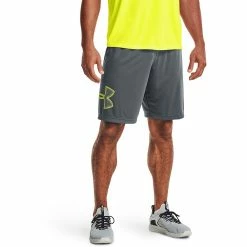 Men's Under Armour Tech Graphic Shorts 20 Men's Under Armour Tech Graphic Shorts -Clearance Sales Store 3450298 Pitch Gray Yellow