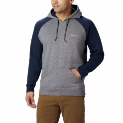 Men's Columbia Hart Mountain Hoodie -Clearance Sales Store 3595641 Charcoal Heather Navy