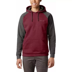Men's Columbia Hart Mountain Hoodie -Clearance Sales Store 3595641 Red Heather Buffalo