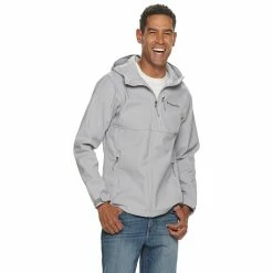 Men's Columbia Ascender Hooded Softshell Jacket -Clearance Sales Store 3595932 Columbia Gray
