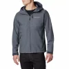 Men's Columbia Ascender Hooded Softshell Jacket -Clearance Sales Store 3595932 Graphite