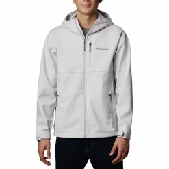 Men's Columbia Ascender Hooded Softshell Jacket -Clearance Sales Store 3595932 Nimbus Gray