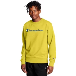 Men's Champion® Powerblend Fleece Sweatshirt -Clearance Sales Store 3614978 Butterscotch Bliss