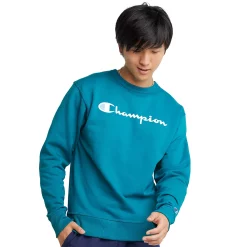 Men's Champion® Powerblend Fleece Sweatshirt -Clearance Sales Store 3614978 Dark Emerald