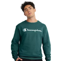 Men's Champion® Powerblend Fleece Sweatshirt -Clearance Sales Store 3614978 Forest Peak Green