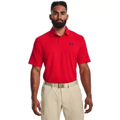 Big & Tall Under Armour Performance Golf Polo -Clearance Sales Store 3869057 Radio Red