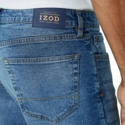 Men's IZOD Straight-Fit Comfort Stretch Jeans -Clearance Sales Store 3900984 ALT4