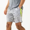 Men's Tek Gear® Printed Dry Tek Short -Clearance Sales Store 3929464 Smokey Geo Squares