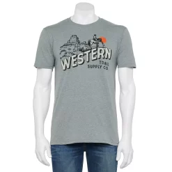 Men's Sonoma Goods For Life® Supersoft Graphic Tee -Clearance Sales Store 3946927 Gray Western