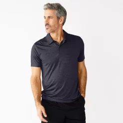 Men's Tek Gear® DryTek Polo -Clearance Sales Store 3996367 Ash Black