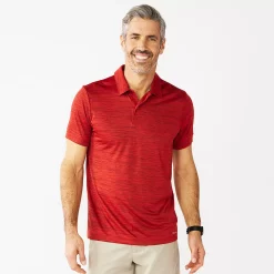 Men's Tek Gear® DryTek Polo -Clearance Sales Store 3996367 Cherry Black