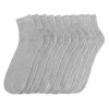 Big & Tall Tek Gear® 10-pack Quarter Socks -Clearance Sales Store 4010431 Gray