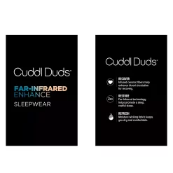 Men's Cuddl Duds® Far-Infrared Enhance Crewneck Sleep Tee -Clearance Sales Store 4015600 ALT