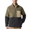 Men's Columbia Mountainside Heavyweight Fleece Zip-Front Jacket -Clearance Sales Store 4217516 Stone Green