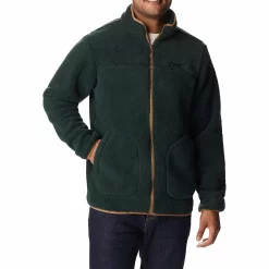 Men's Columbia Rugged Ridge II Sherpa Fleece Jacket -Clearance Sales Store 4217685 Spruce