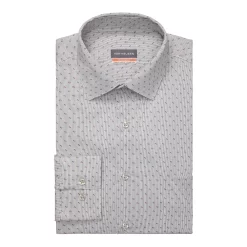 Men's Van Heusen Regular-Fit Stain Shield Spread-Collar Dress Shirt -Clearance Sales Store 4227846 Ash