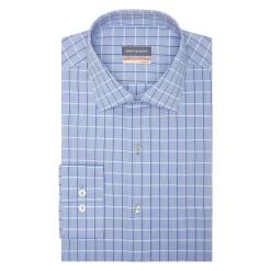 Men's Van Heusen Regular-Fit Stain Shield Spread-Collar Dress Shirt -Clearance Sales Store 4227846 Blue Lake