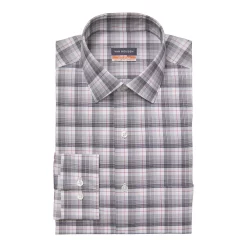 Men's Van Heusen Regular-Fit Stain Shield Spread-Collar Dress Shirt -Clearance Sales Store 4227846 Steel Gray