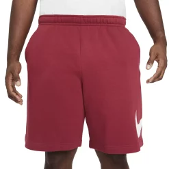 Big & Tall Nike Club Fleece Shorts -Clearance Sales Store 4241871 Pomegranate