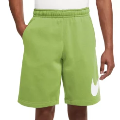 Big & Tall Nike Club Fleece Shorts -Clearance Sales Store 4241871 Vivid Green